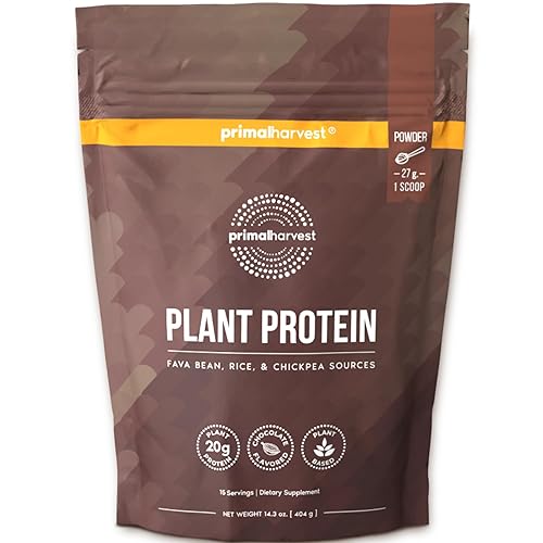 Primal Harvest Vegan Protein Powder for Nutritional Weight Support 20g