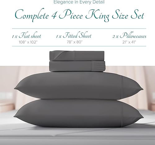 Vista 113 de Carressa Linen Juego de sábanas 100% de algodón egipcio, tamaño Queen, 6 piezas de 800 hilos de algodón egipcio, tamaño Queen, color blanco, suave