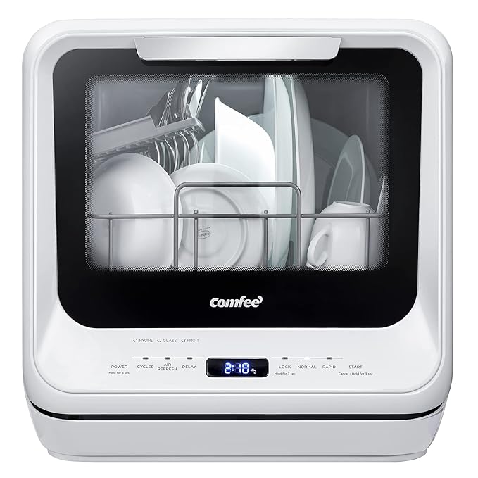 COMFEE Portable Countertop 5L Dishwasher