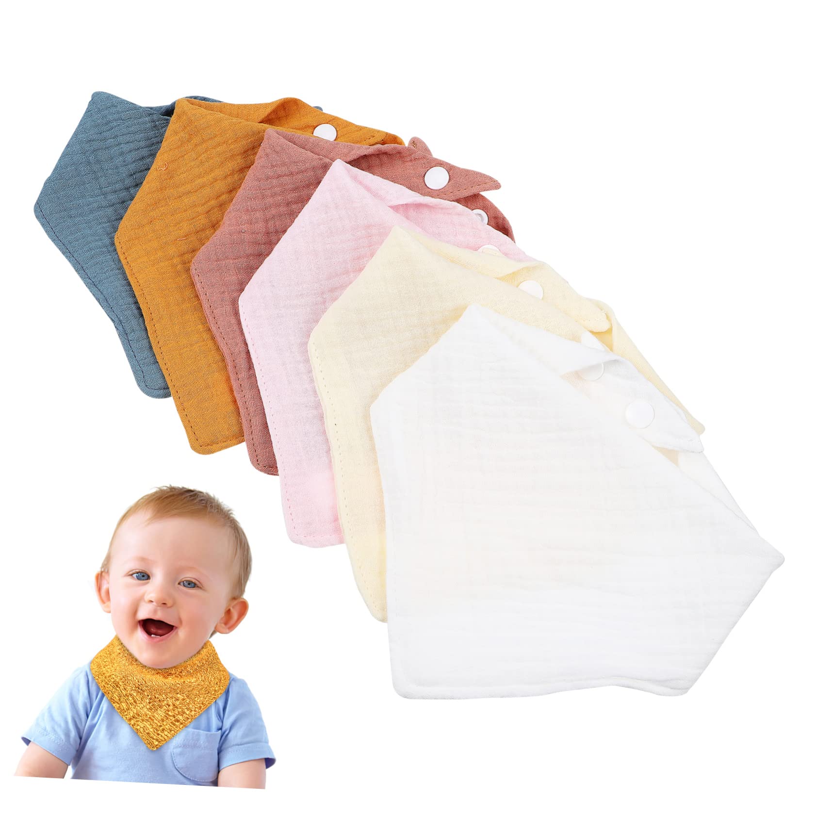 UPKOCH Paño De Baberos Recién Nacidos Pañuelos Recién Nacidos Baberos Triangulo Bebe Para Niños Babero Recién Nacido De Bebe Simples De Niño Gasa