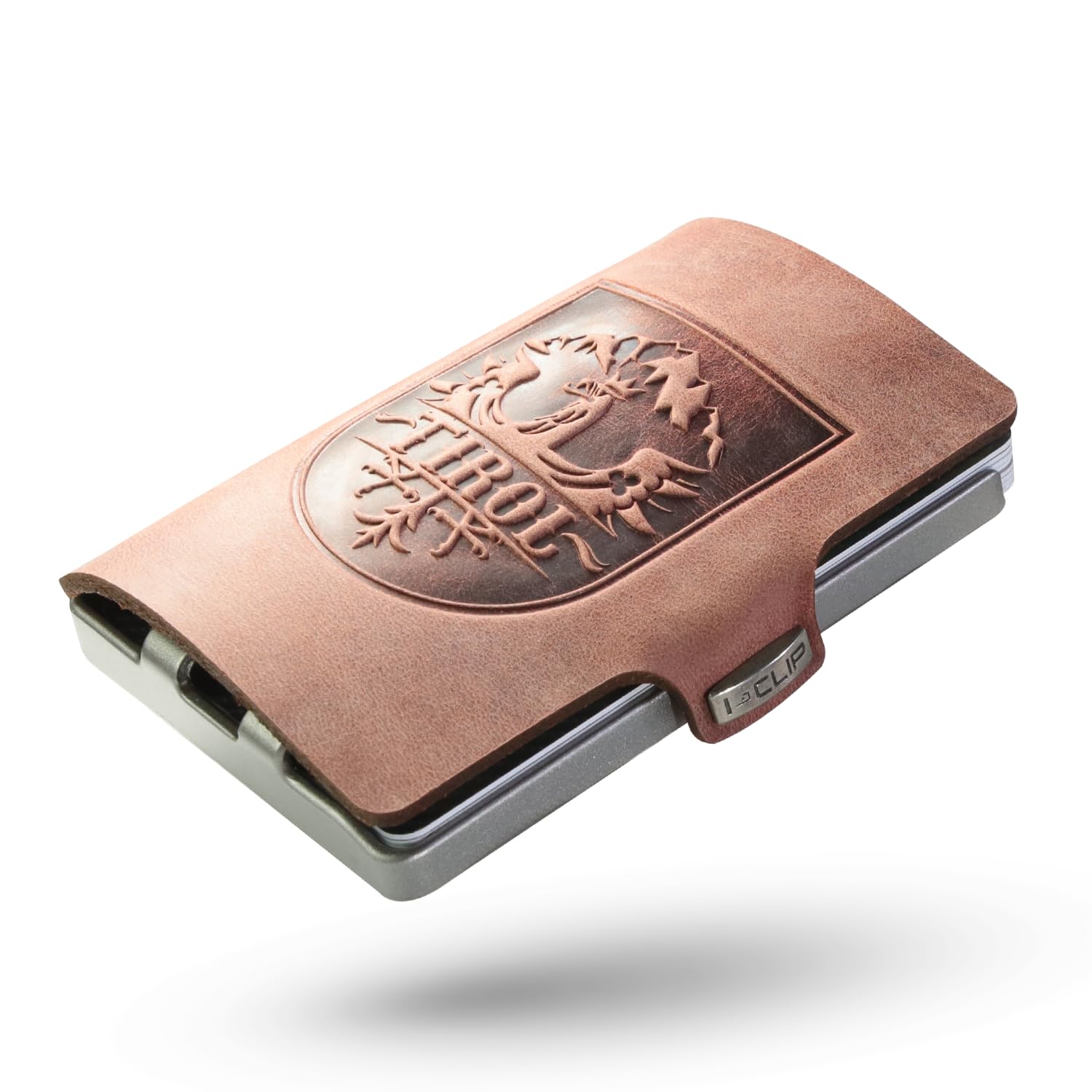 I-CLIP Original Silver Tirol Oak, Geldbörse, Kartenetui, Wallet
