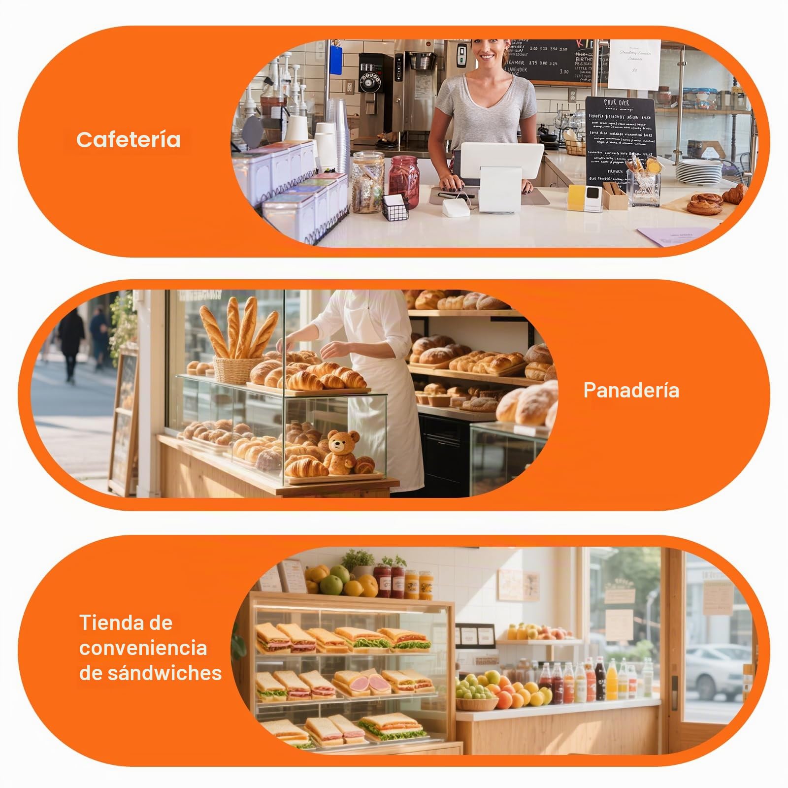 BAOSHISHAN Vitrina de acrílico para pastelería, Vitrina Transparente para Pasteles, 51 * 40 * 24cm mostrador de exhibición de Alimentos de 3 Niveles para exhibición de Pasteles