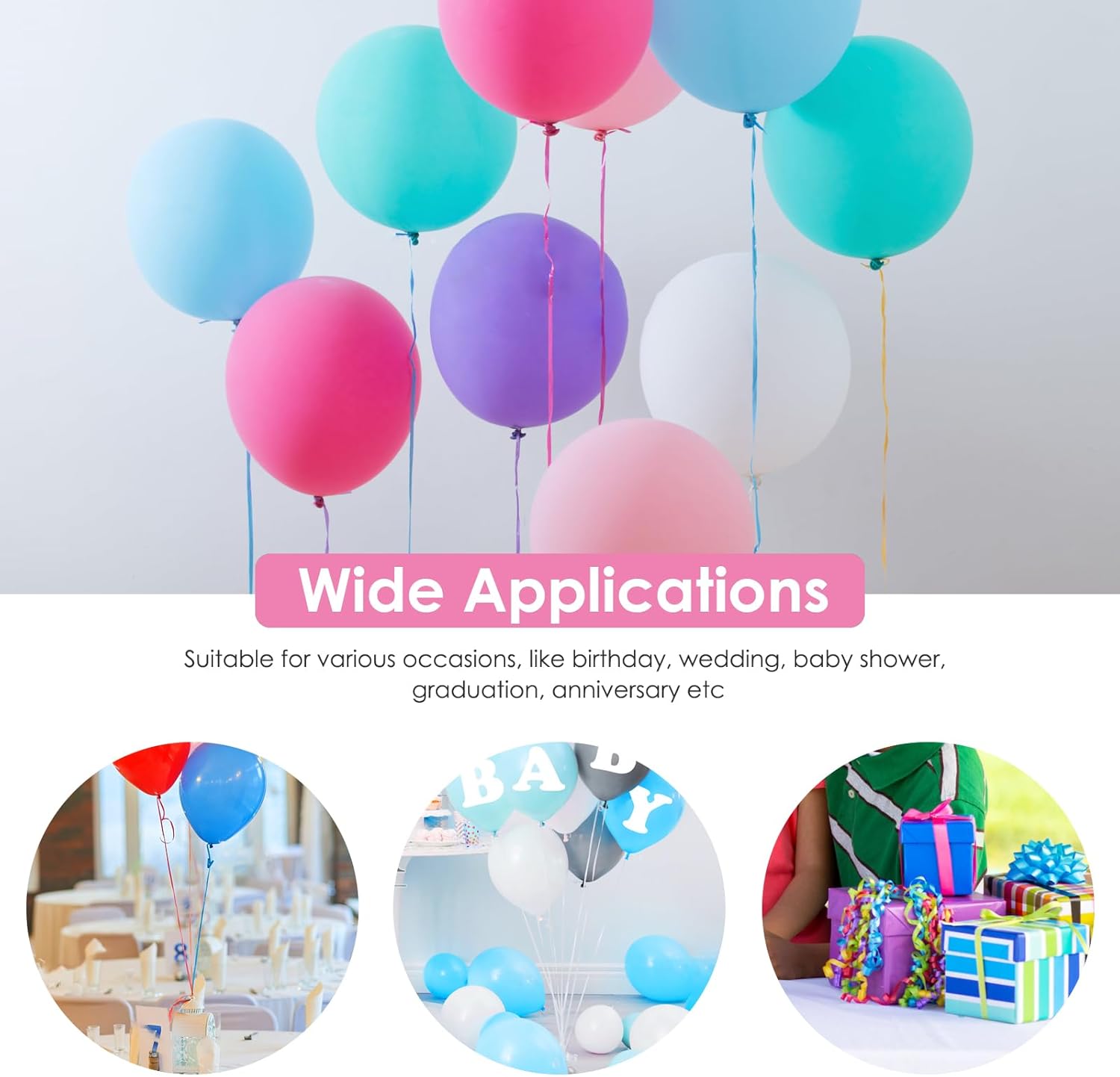 Pink Curling Ribbon - 500 Yard Valentines Gift Wrapping Ribbon for Balloons & Flowers - Image 6