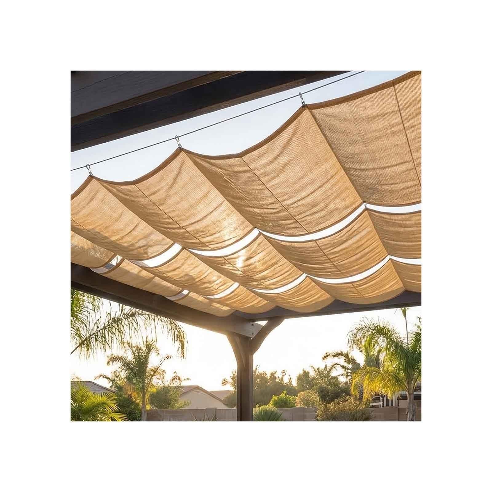 Voile de vague couverture d'ombre extensible 2.6x13m pour cours