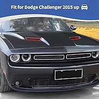 Vista 4 de RT-TCZ para Challenger Cubierta de Entradas de Aire del Capó Inserto de Recorte Rojo para Dodge Challenger 2015-2023 Accesorios Exteriores Rojos 2