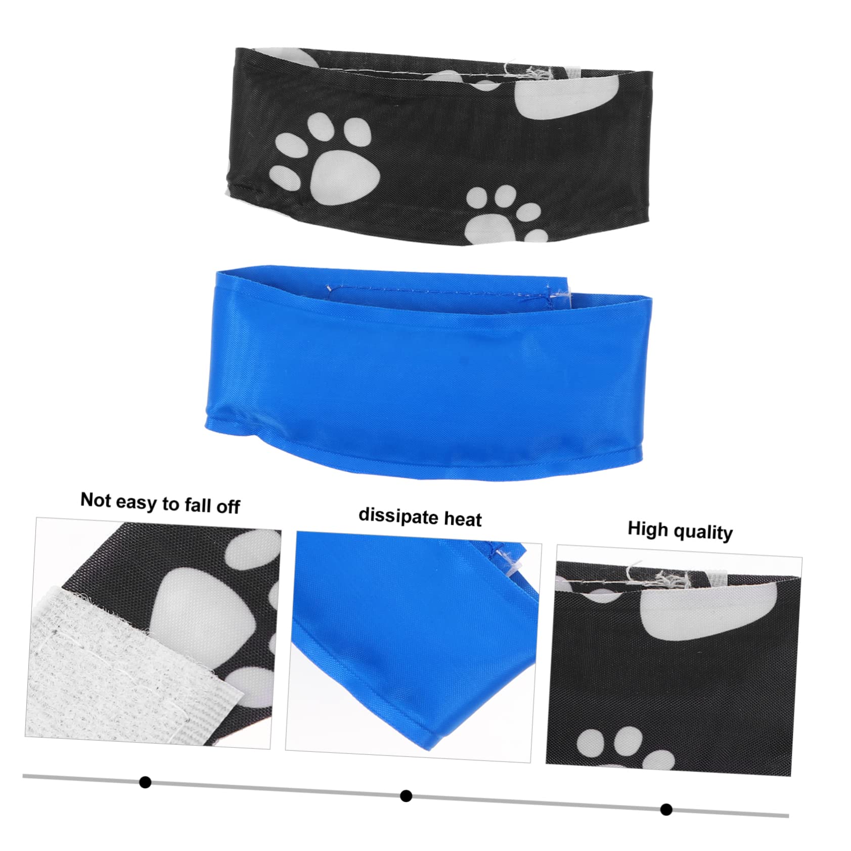 POPETPOP 6stücke Kühlhalsband Für Hunde Sommer-Bandana Mit Selbstkühlendem Material Für Angenehme Frische An Heißen Für Kleine Und Mittelgroße Haustiere