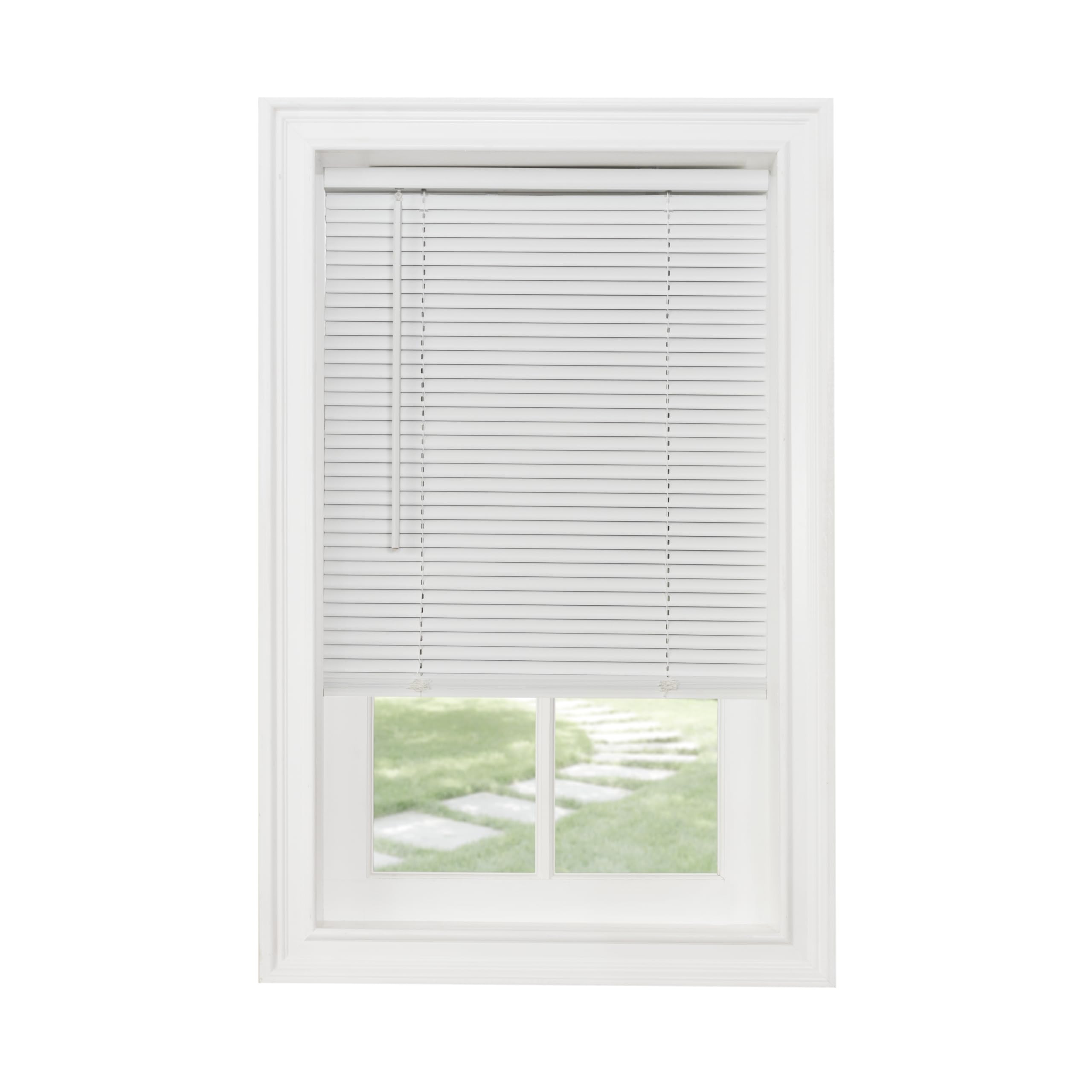 Cordless Light Filtering Blinds, 57 x 64 in, Pearl White, Vinyl