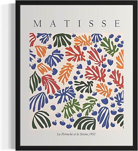 Miniatura 12 de Reproducción artística de Henri Matisse en póster, arte de pared de Matisse para exhibición en decoración de pared, decoración para dormitorio,