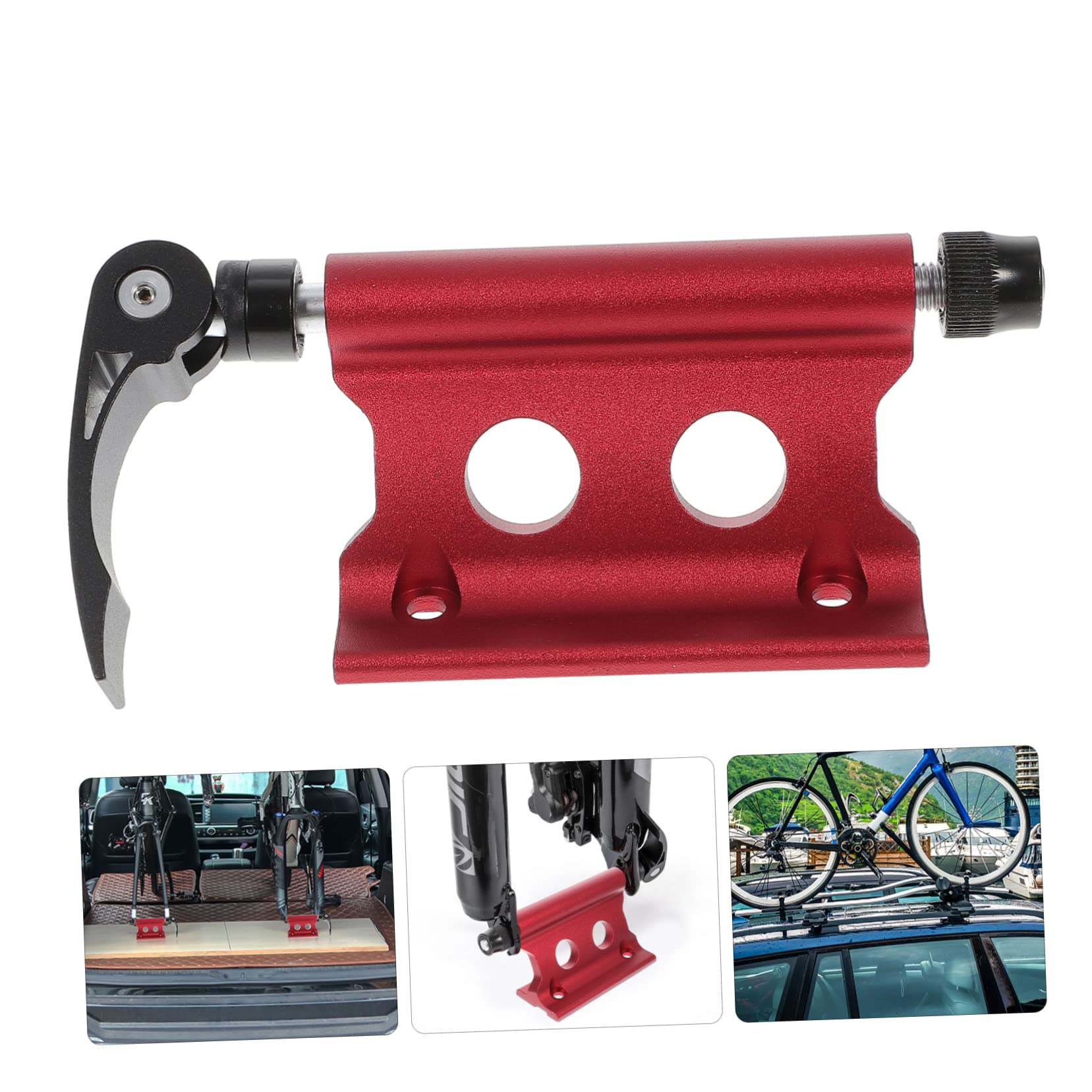 ibasenice Quick Release Fork Mount for Bicycles Front Fork Clip for Easy Installation and Disassembly for Various Bike Models and Storage