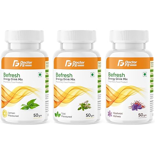DOCTORFIT Befresh Energy Drink Mix 50g X 3 Combo Lemon 