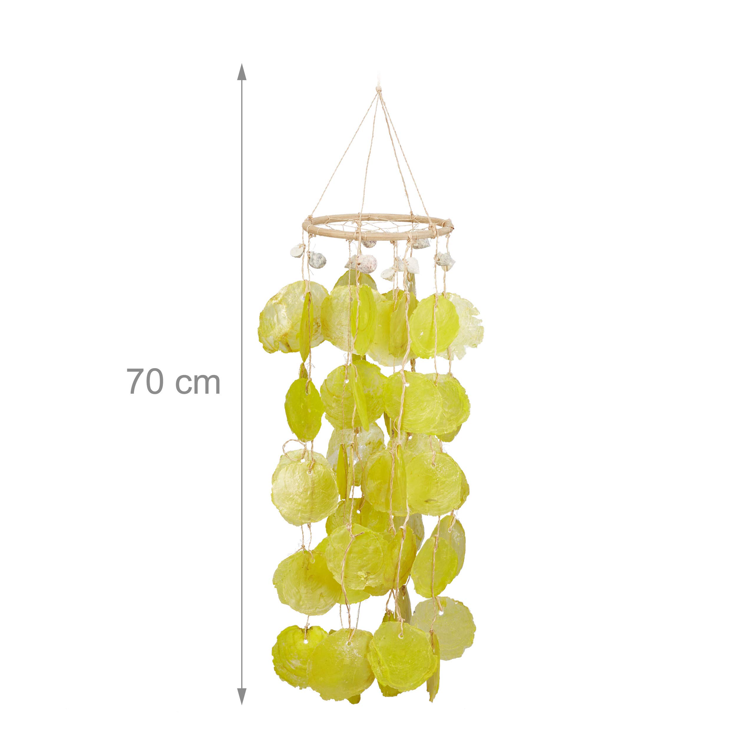 Scacciapensieri In Madreperla E Conchiglie - Decorazione Per Finestre Con Luna E Acchiappasogni | Stile Boho - Foto 10