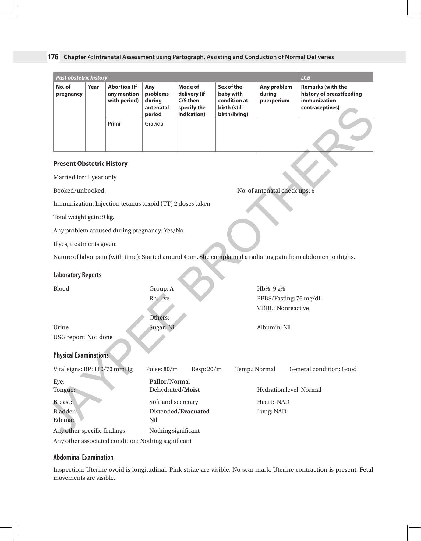 MATERNITY RECORD BOOK A PRACTICAL RECORD BOOK OF OBSTETRICS 4