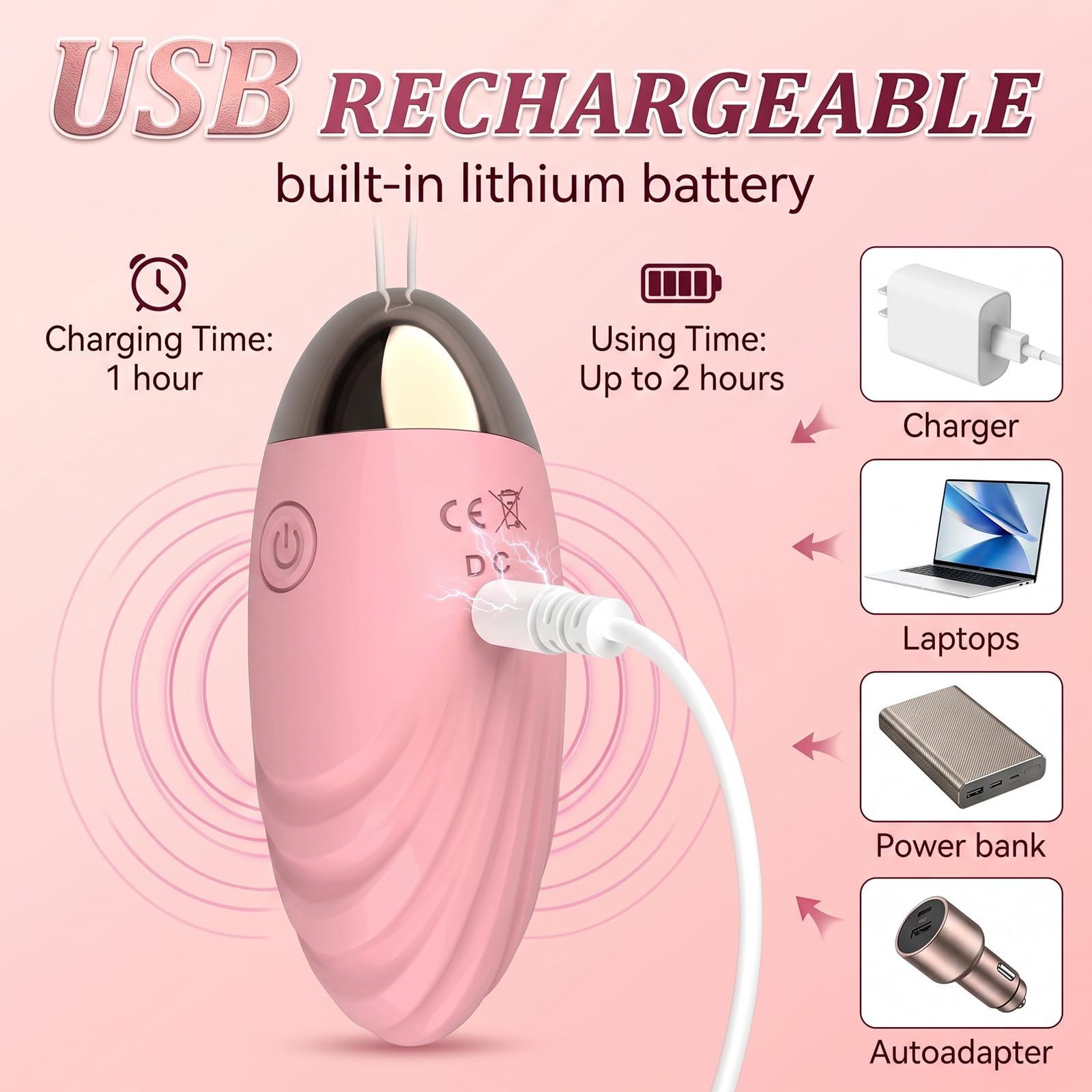 Ovetto Vibrante con Telecomando Vibratore per Donna e Coppie – 12 Modalità Vibratore Clitoride e Punto G Toys Sessuali per Donna Oviettivo Vibrante Donna Sex Toy con Comando a Distanza Rosso/Ro