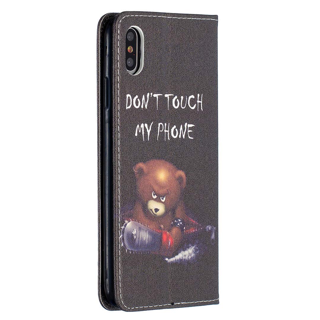 LEMAXELERS Custodia Portafoglio Con Cernita Magnetica Per Samsung Galaxy A10S | Fodero In Pelle PU Con Pittura Colorata Tigre Bianca E Nera | Supporto A Leggio E Protezione Antiurto - 2