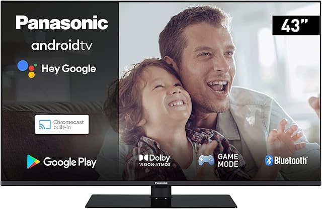 Panasonic 43 inch LX650 Android TV with Dolby Vision, Dolby Atmos and Voice Control, Compatible with Ok Google and Alexa