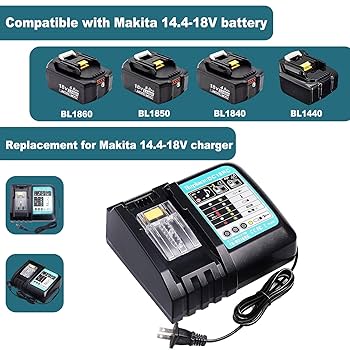 Amazon.com: 2 Packs Replace for Makita 18v Battery 8.0Ah