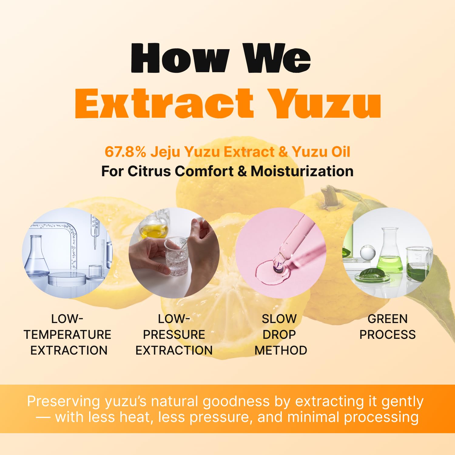 LALARECIPE Yuzu Vitamin C Serum with Niacinamide 5% & AHA, Korean Skin Care for Face, Hydrating Facial Serum for Uneven Skin Tone & Dark Spots (1.69 Fl Oz / 50ml) - Image 4