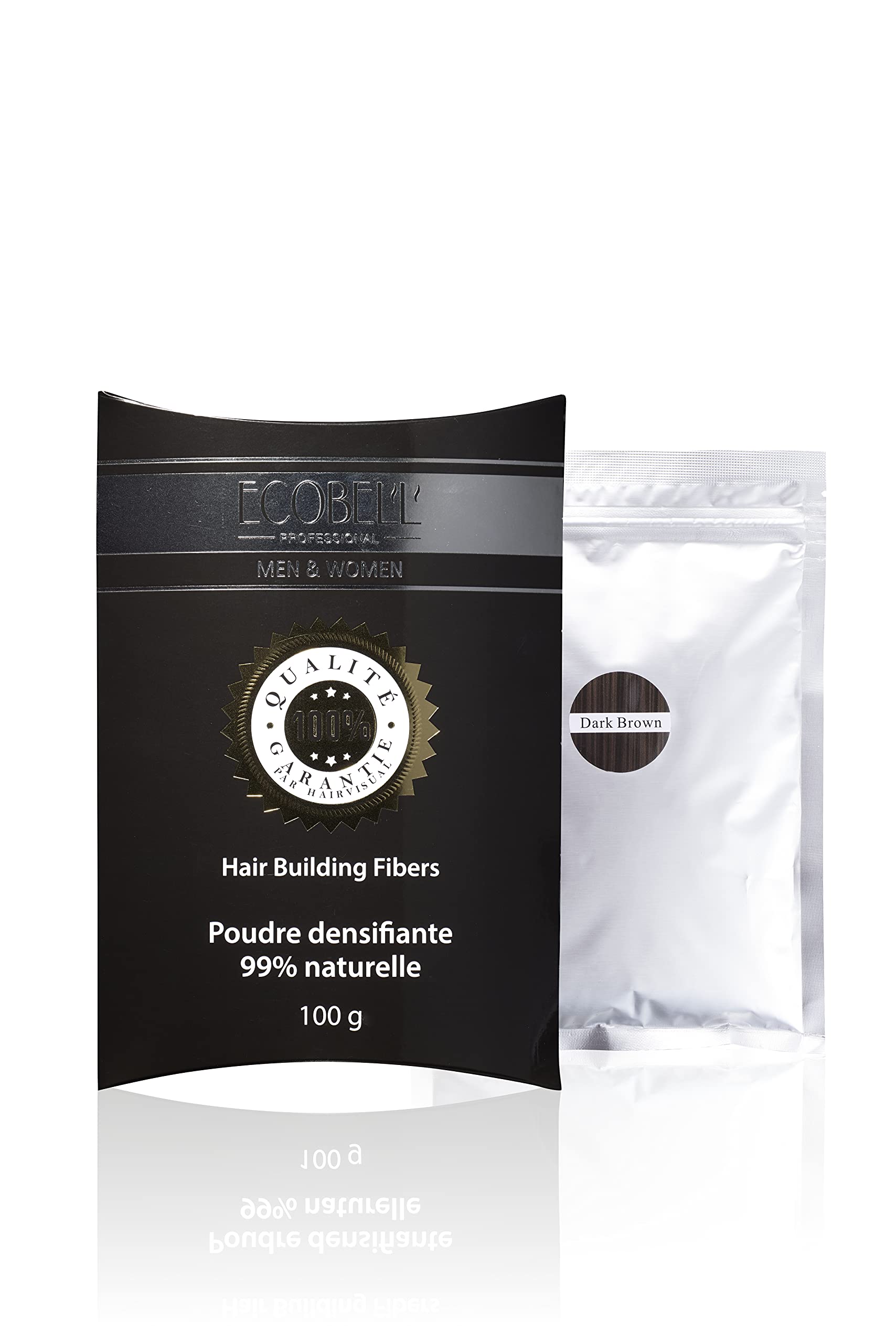 Ecobell Recarga microfibras de queratina 100 g (100 g - negro (negro)