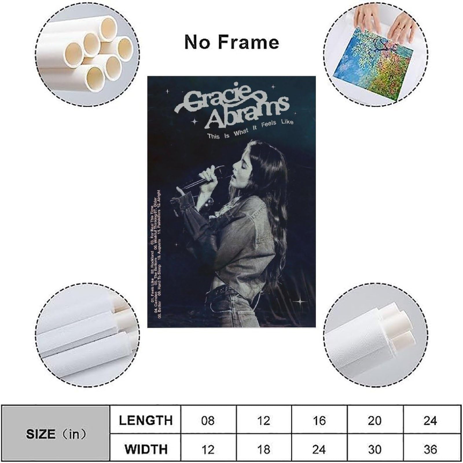 Singer Gracie Poster Art Abrams This Is What It Feels Like