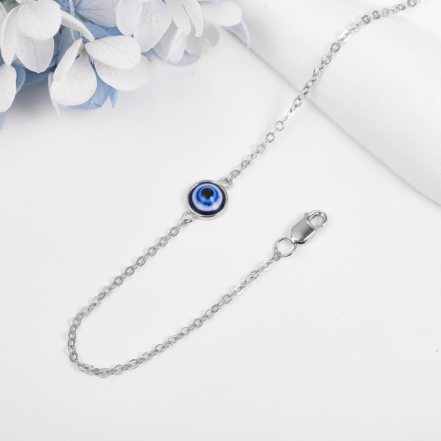 Sisters Bracelet Sterling Silver Devil's Eye/Infinity Heart/Cross/Daisy Ladies Friendship Jewellery