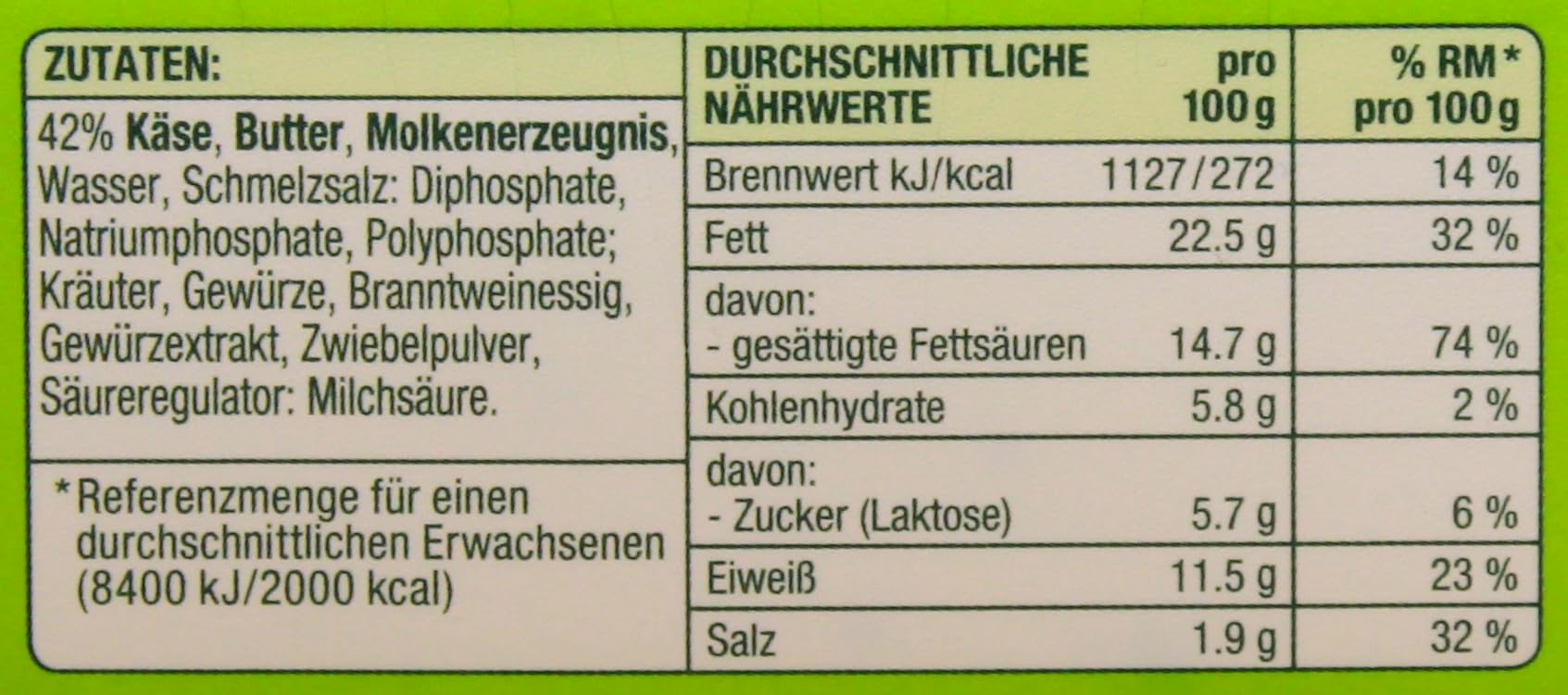 Gut & Günstig Schmelzkäsezubereitun Kräuter, 10er Pack (10 x 200g)