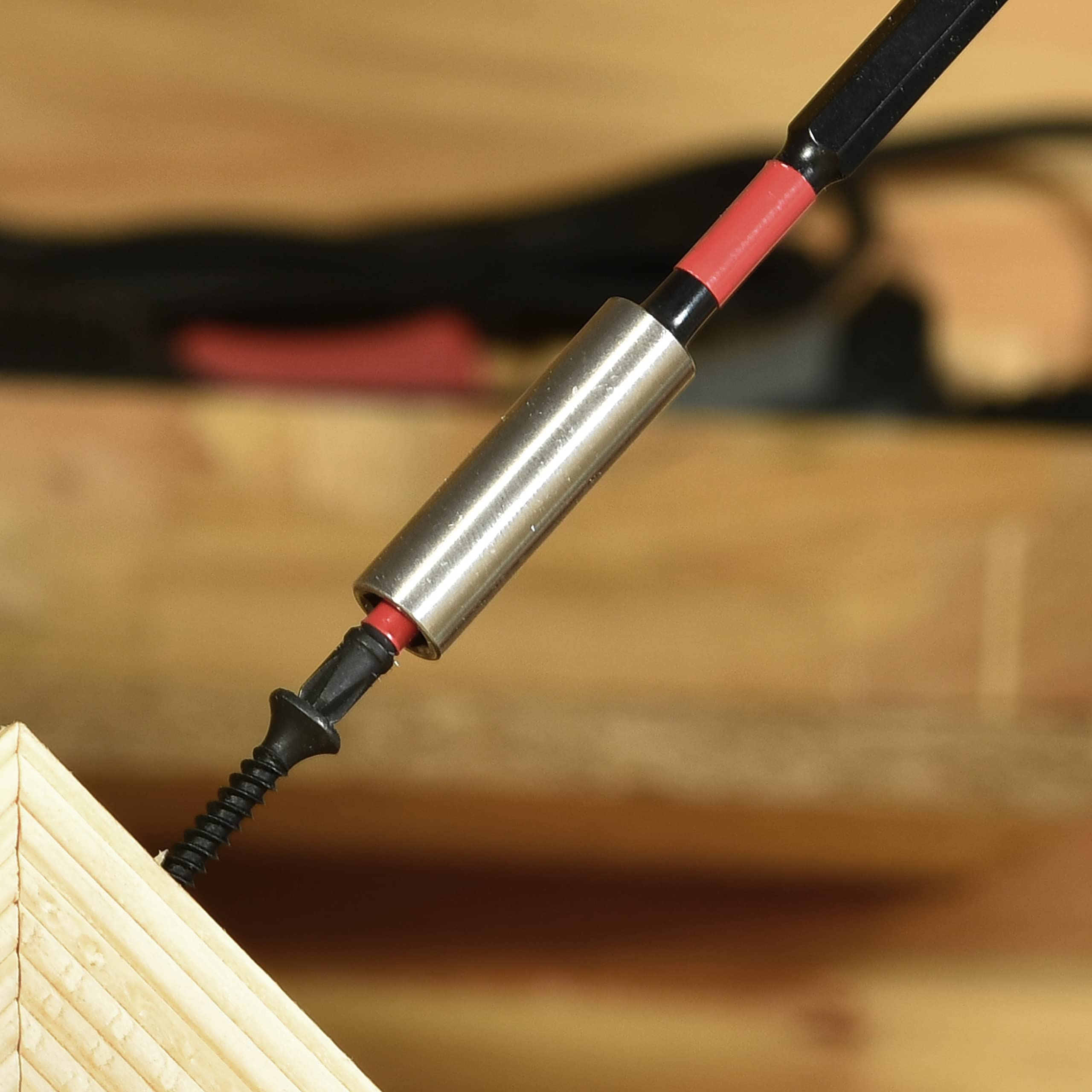 GEINXURN 50 sztuk T25 2 In. Impact Tough Magnetic #25 Torx Head Power Bits, zestaw bitów wkrętakowych ze stali stopowej S2 T25 z 1 uchwytem na bity udarowe