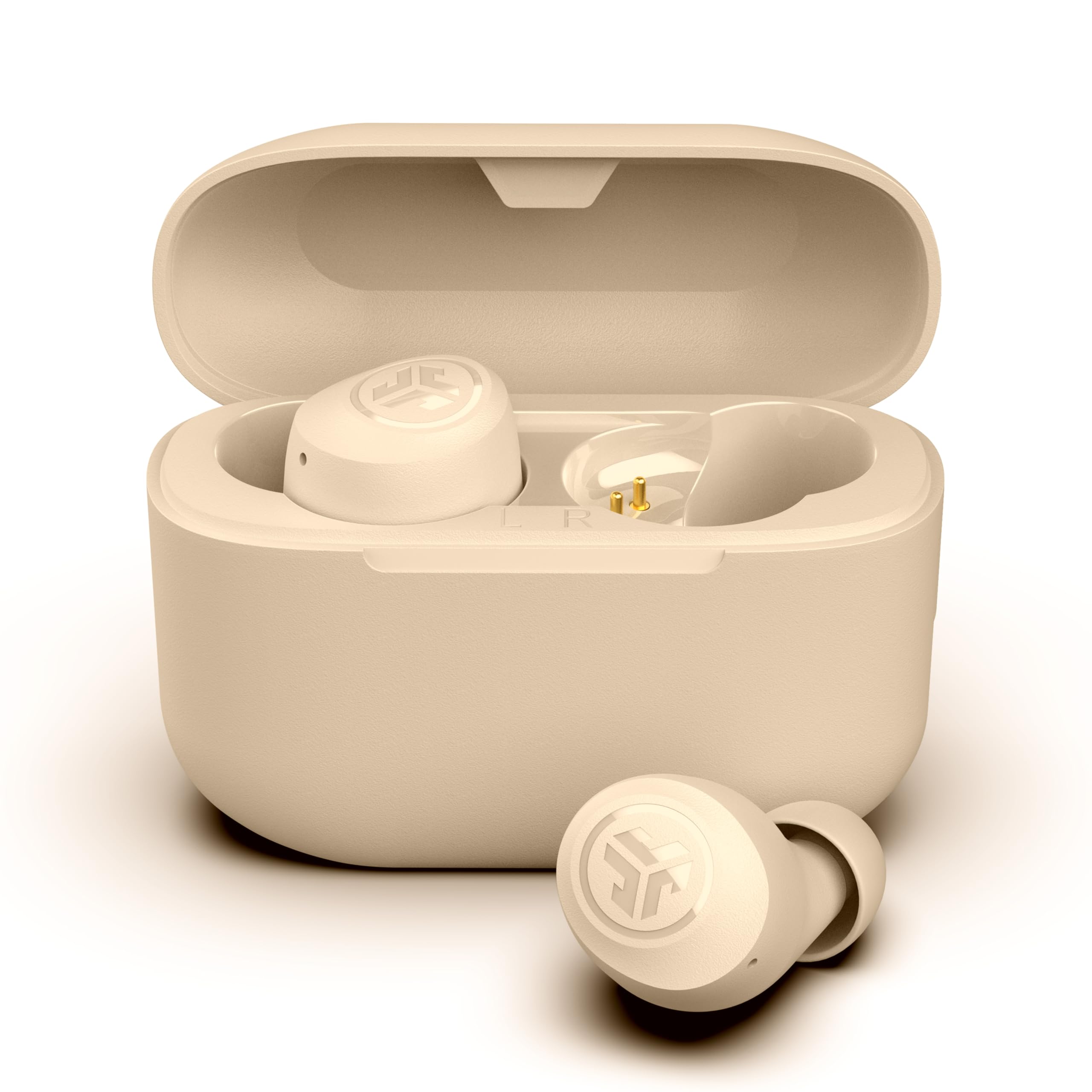 JLab Go Air Pop+ True Wireless Earbuds, In Ear Headphones, Bluetooth Earphones, 35H Playtime Ear Buds, Bluetooth Earbuds with Microphone, USB-C Charging Case, Dual Connect, EQ3 Sound, Tone 155