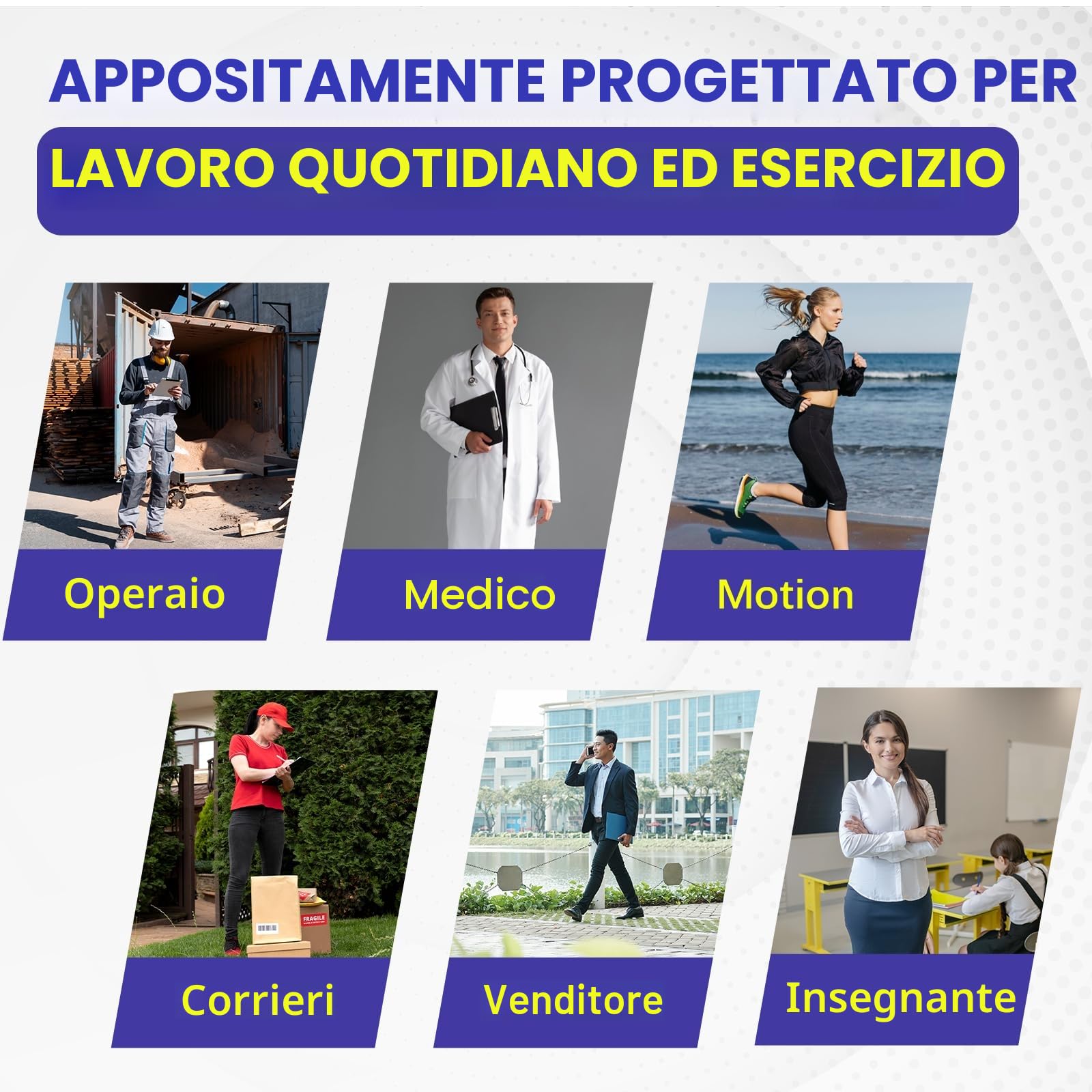 Solette ortotiche da lavoro per fascite plantare - Welnove Comfort Work Boot Solette per stare in piedi tutto il giorno, Ridurre l'affaticamento Inserti di scarpe per uomini Donne Dolore al piede (L)