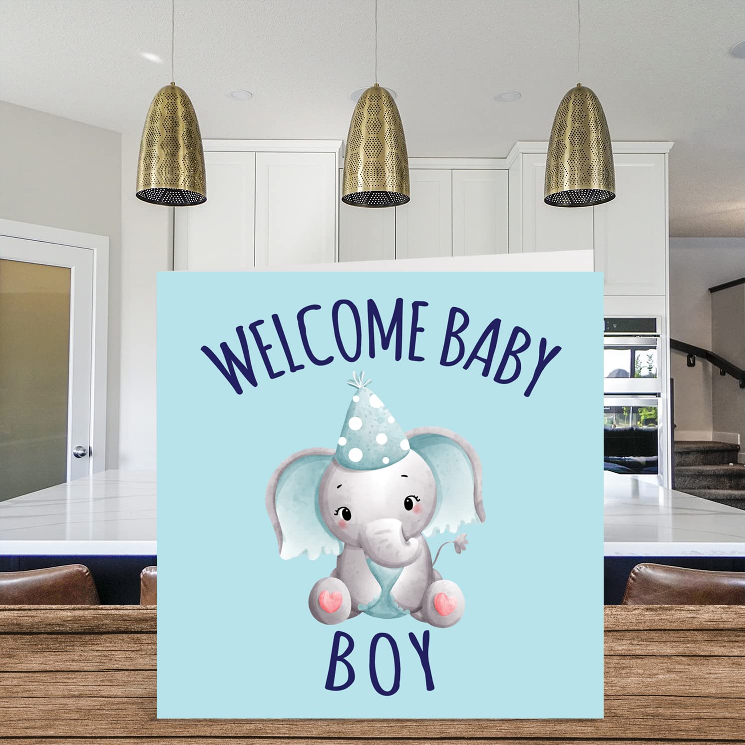 Biglietto Auguri Neonato Welcome To The World - Per Nuovi Genitori E