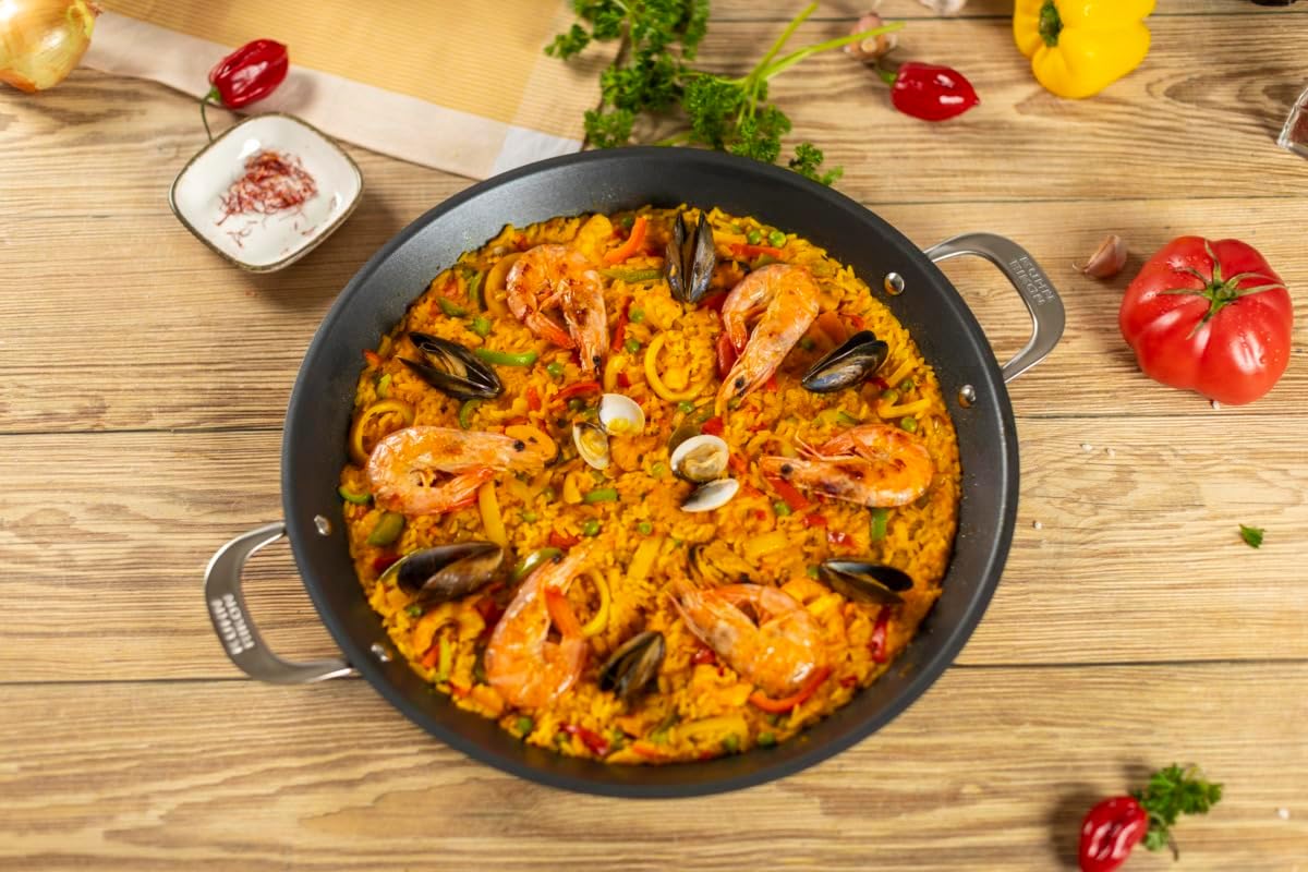 Kuhn Rikon Allround Paella Pan Coated Diameter 36 cm Induction Aluminium