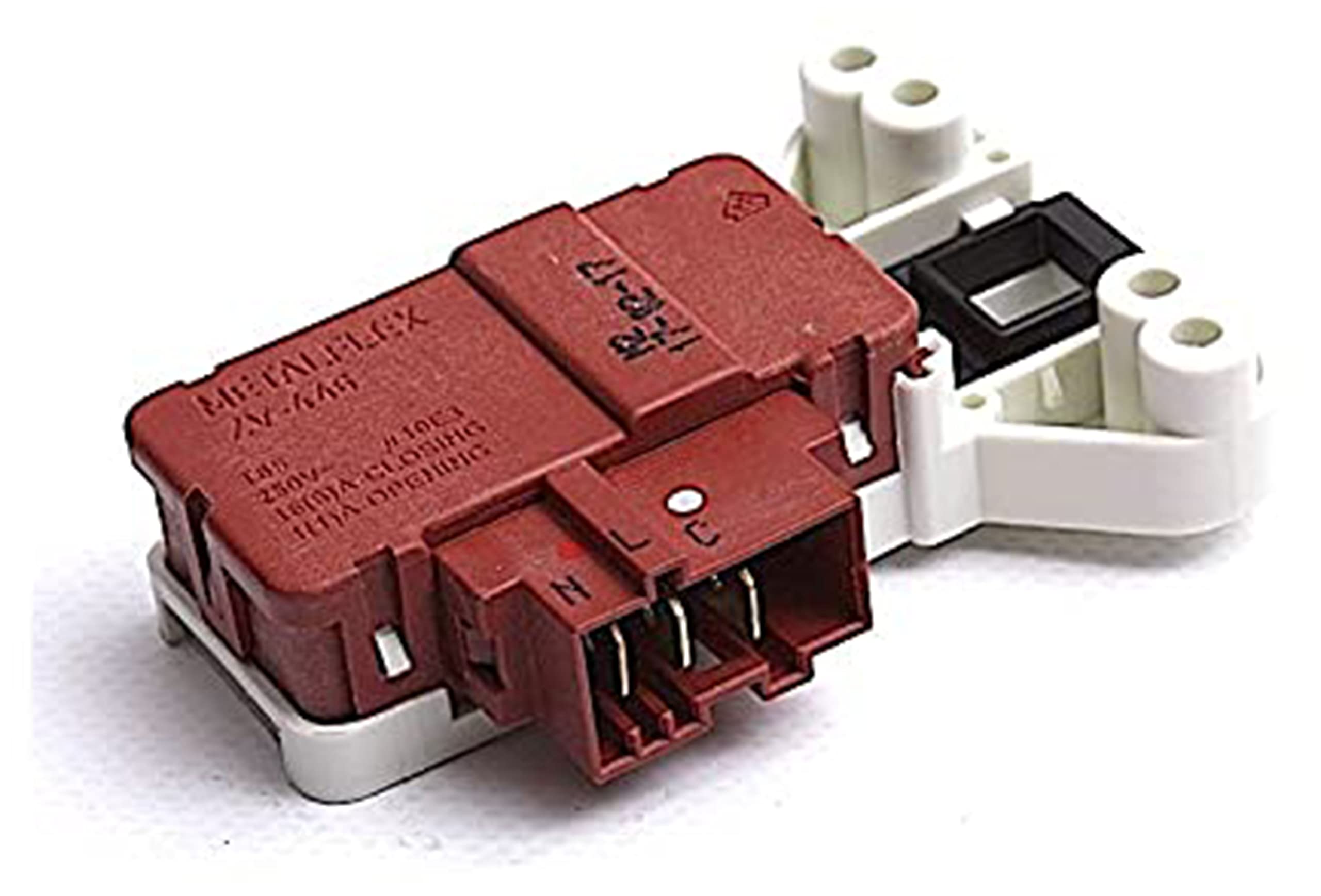ALGOMAS® Electric Door Lock Switch with Microdelay for Washing Machine | Models ZV-446, 2F311, 3F3614X, FE1047 | Compatible with FAGOR, ASPES, BRANDT, EDESA, SMEG, THOMSON · imagen 5