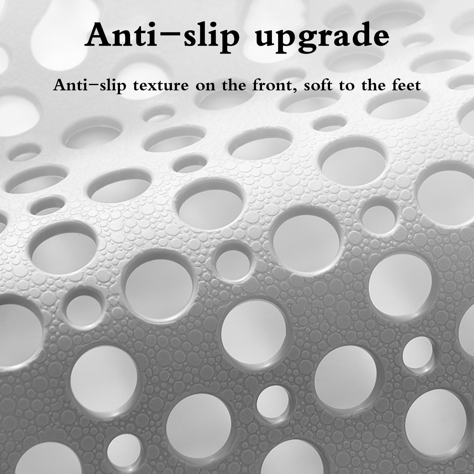 Douchemat Antislip, 48 X 48 Cm Antislipmat Voor De Douche Met Zuignappen En Afvoergaten Anti Schimmel Badmat Vierkante Douchemat