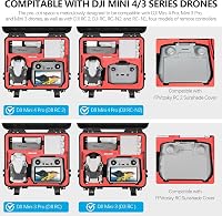 FPVtosky Vízálló Drón Táska DJI Mini 4 Pro/Mini 3 Pro - Kétrétegű Kompakt Hordtáska Fly More Combo Készlethez, Utazáshoz és Túrázáshoz 4