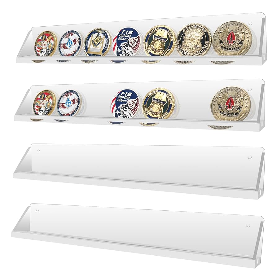 Amazon.com: VINJKZQ Clear Acrylic Challenge Coin Display