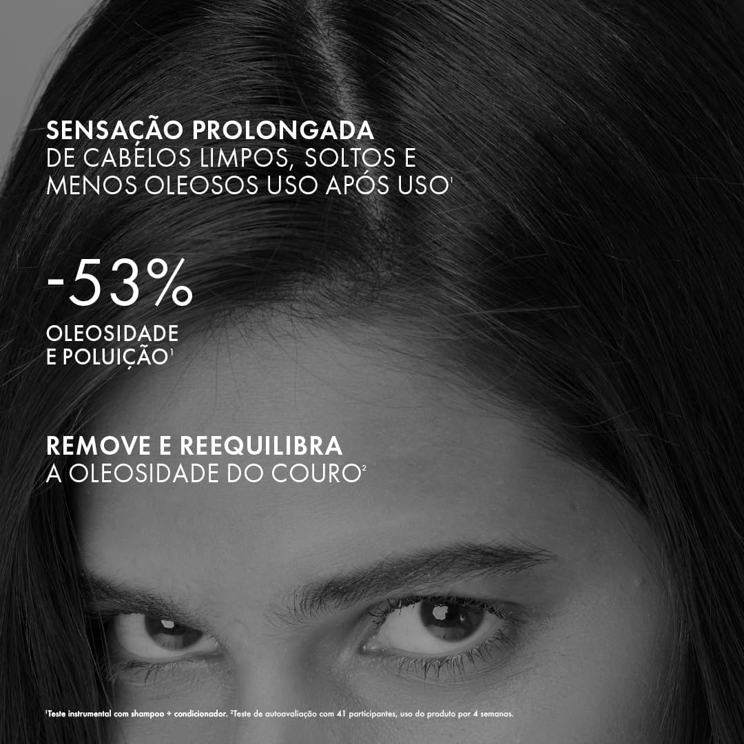Vichy Dercos Oil-Correction, Refil Shampoo Purificante para Cabelos Oleosos, Limpeza Profunda sem Ressecar os Fios, Fórmula com Ácido Salicílico e Zinco PCA, 200g Vichy Dercos Oil-Correction, Refil Shampoo Purificante para Cabelos Oleosos, Limpeza Profunda sem Ressecar os Fios, Fórmula com Ácido Salicílico e Zinco PCA, 200g