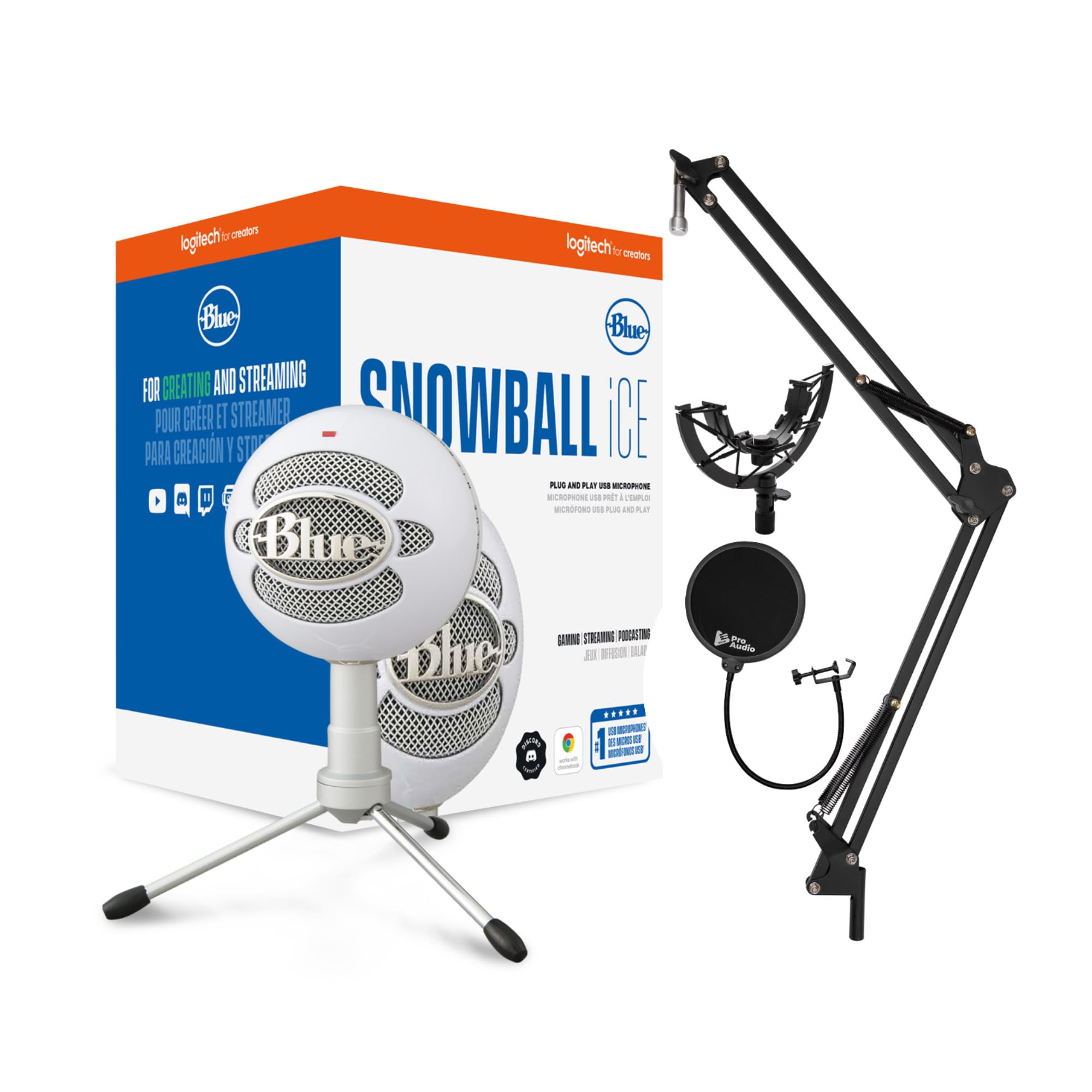 Amazon.com: Blue Microphones Snowball iCE Microphone (White) with