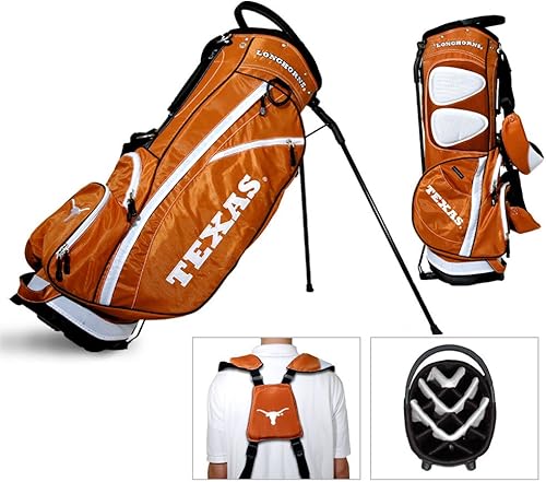 Miniatura 35 de Team Golf NCAA Fairway - Bolsa de soporte de golf, ligera, parte superior de 14 direcciones, soporte de acción de resorte, bolsillo térmico aislado