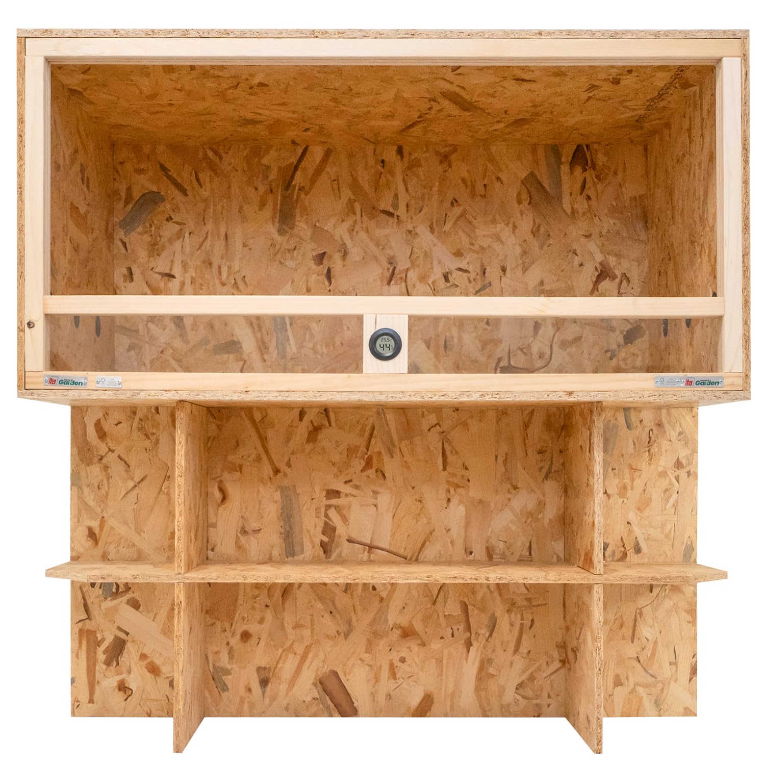 ITA Unterschrank für Terrarien 120x60x60 cm - Untergestell aus OSB-3 Holz für Holzterrarien - EU Produkt, FSC Zertifiziert - Terrariumständer - Gestell für Terrarien