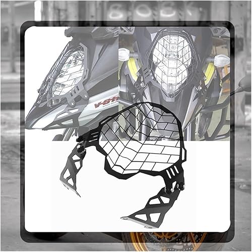 Miniatura 2 de for Suzuki V Strom 650 1000 Vstrom DL650 DL1000 Motorcycle Headlight Protector Grille Guard Cover Protection (Color  V-Strom 650)