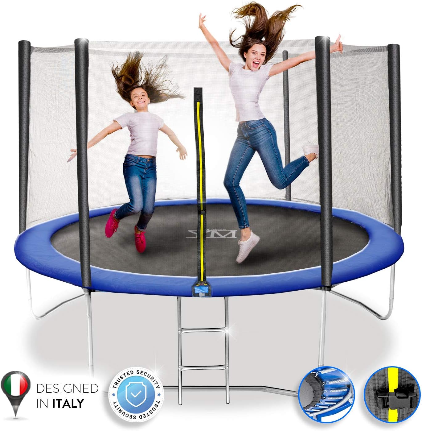 esercizio su un trampolino elastico