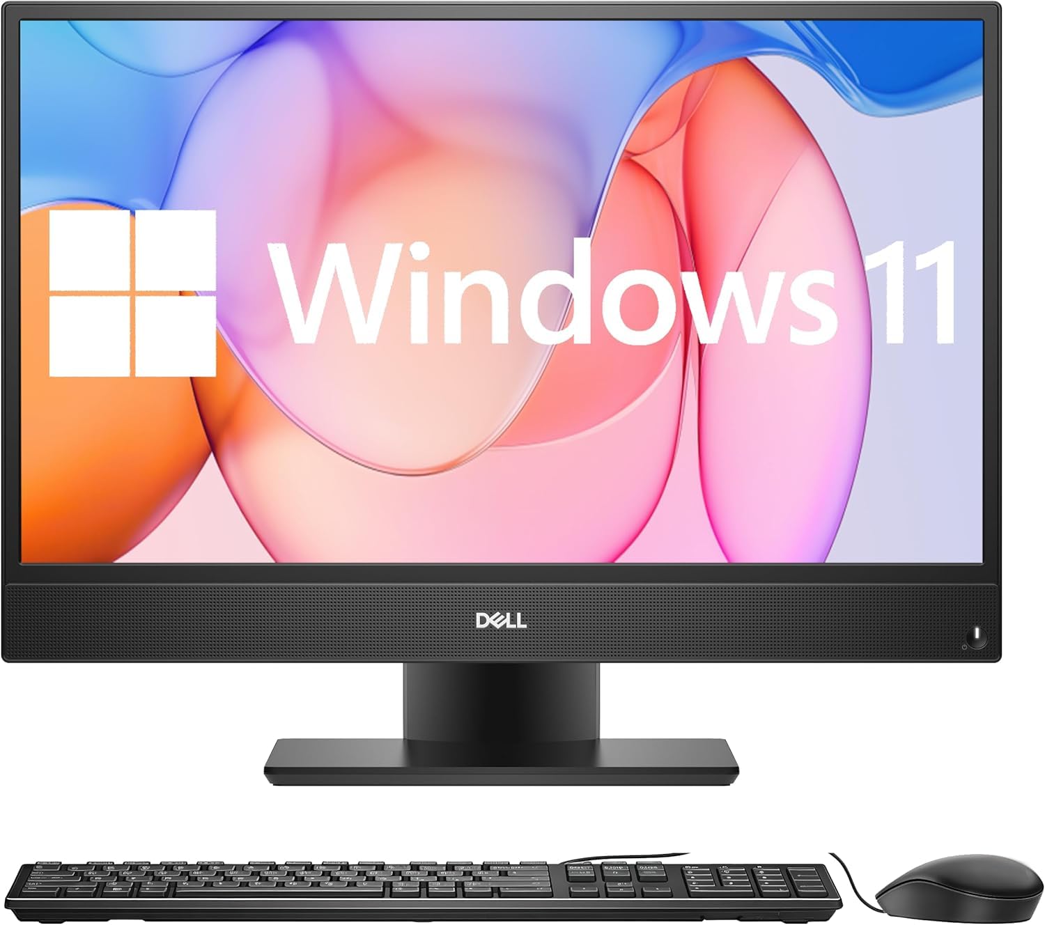 Dell Optiplex 5260 Ordinateur de Bureau Tout-en-Un, avec écran 21,5 Pouces, Intel Core i3-8100T, 8 Go de RAM, 256 Go SSD, WiFi, Bluetooth, Clavier QWERTY US, Windows 11 Pro (Reconditionné)