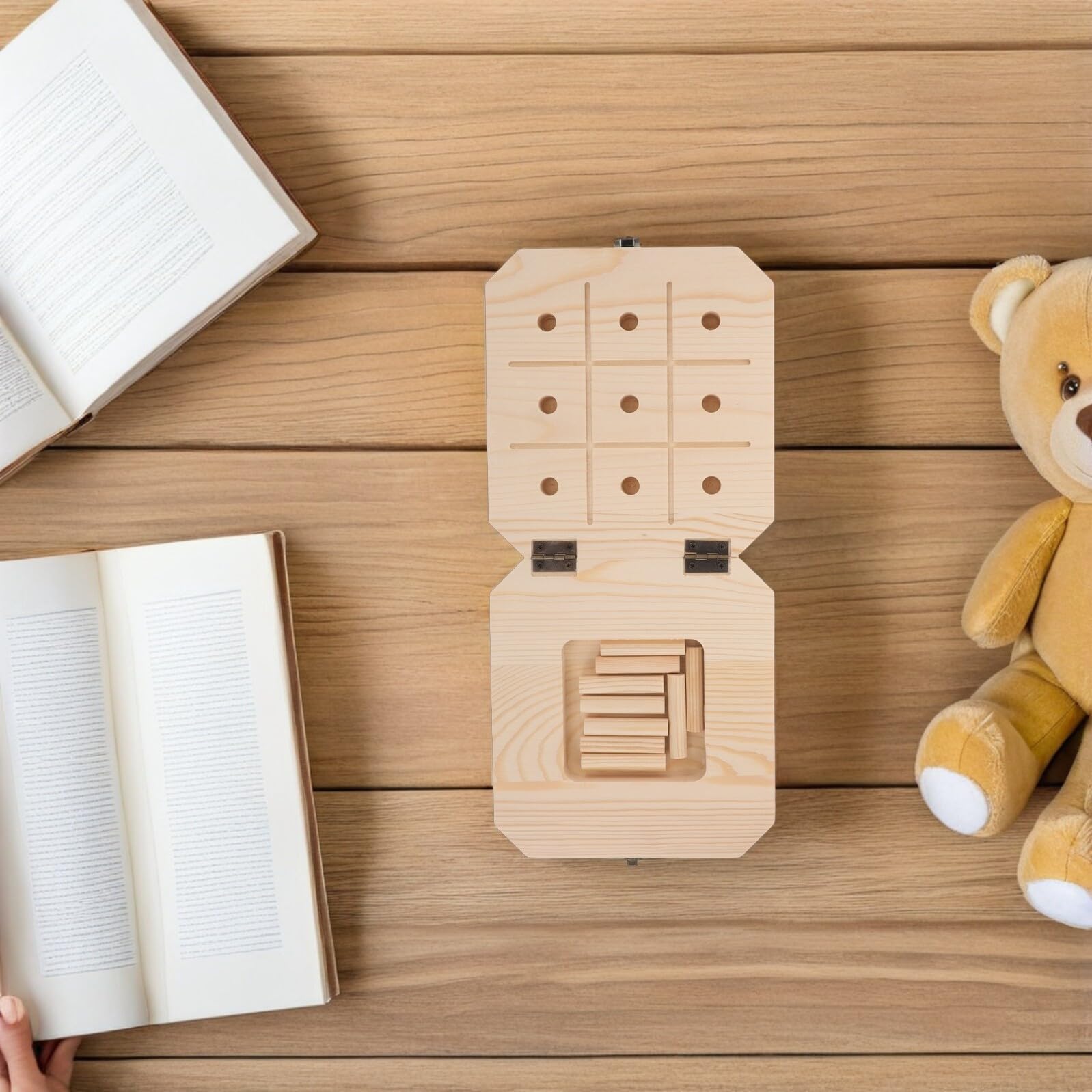 Juguetes Montessori de Madera para Bebés Sensorial Educativo para Desarrollo Cognitivo y Motricidad Fina Bloques Equilibrio y Tablero Táctil para Preescolar y Jardín Infantil