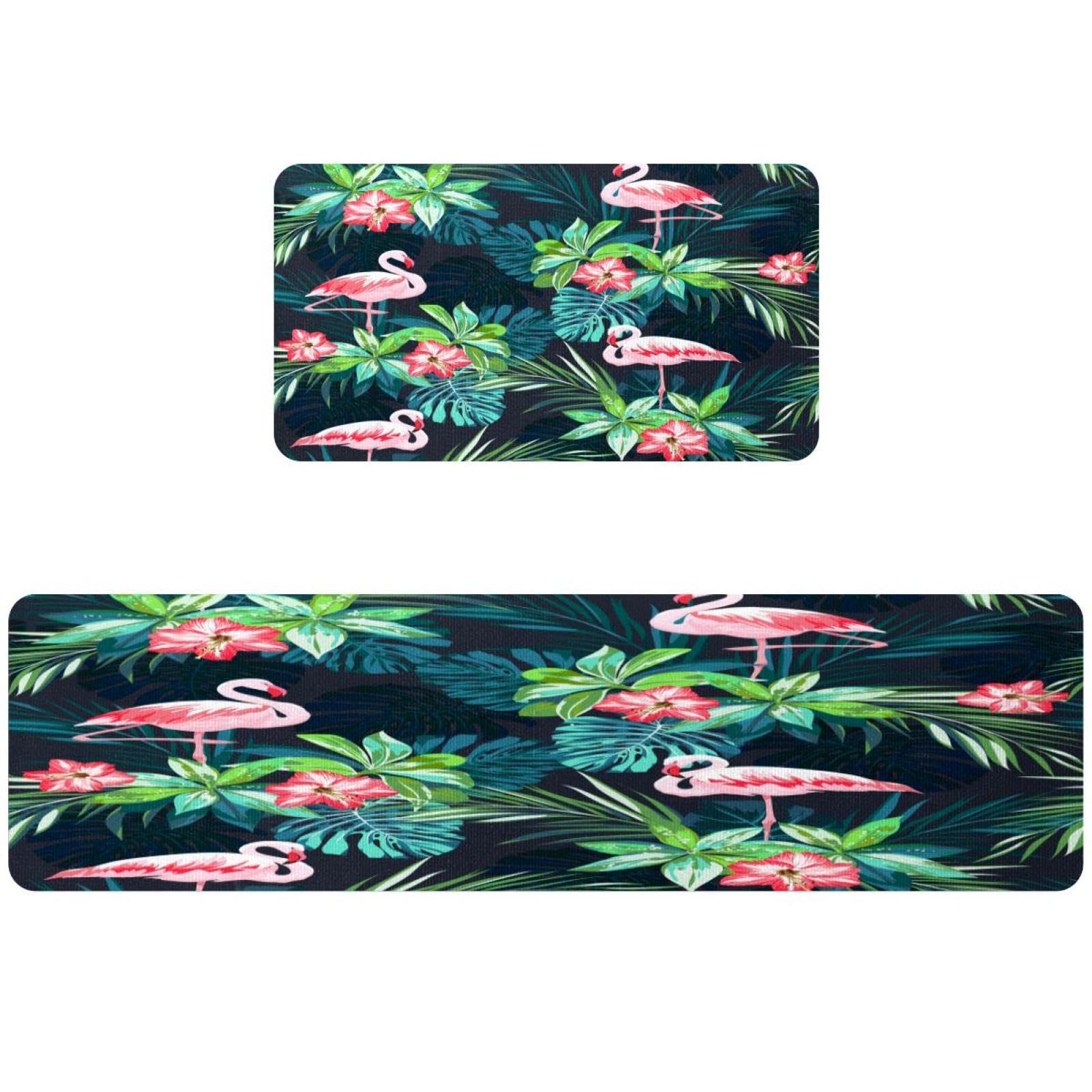 Tapete de cocina de flamenco ideal para decorar pasillos y lavanderías