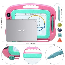 Magnetic Drawing Board Magna Kids Doodle Board,Toddler Toys for Girls Boys 3 4 5 6 7 Year Old,Large Etch A Gifts Sketch Board Colorful Magnet Erasable Pad