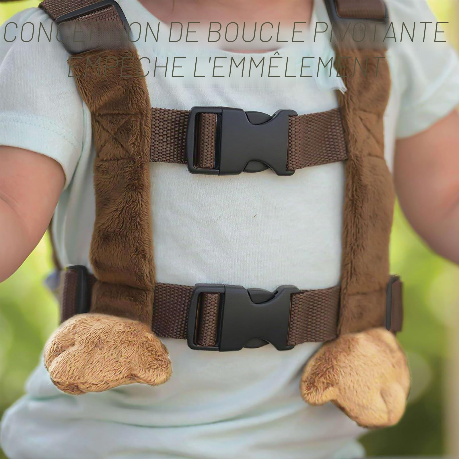 Sac à dos anti-perte pour bébé avec laisse pour enfant de 1 à 3 ans