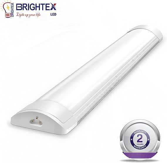 Brightex, Led Tube Light 8FT (4FT 50W + 4FT 50W) 6000 Lumen for 4FT Linkable Batten Light Ceiling Lamp Connectable, Wall/Ceiling Mountable, Perfect for Garages and workshops Shop Cool White [Energy Class A]