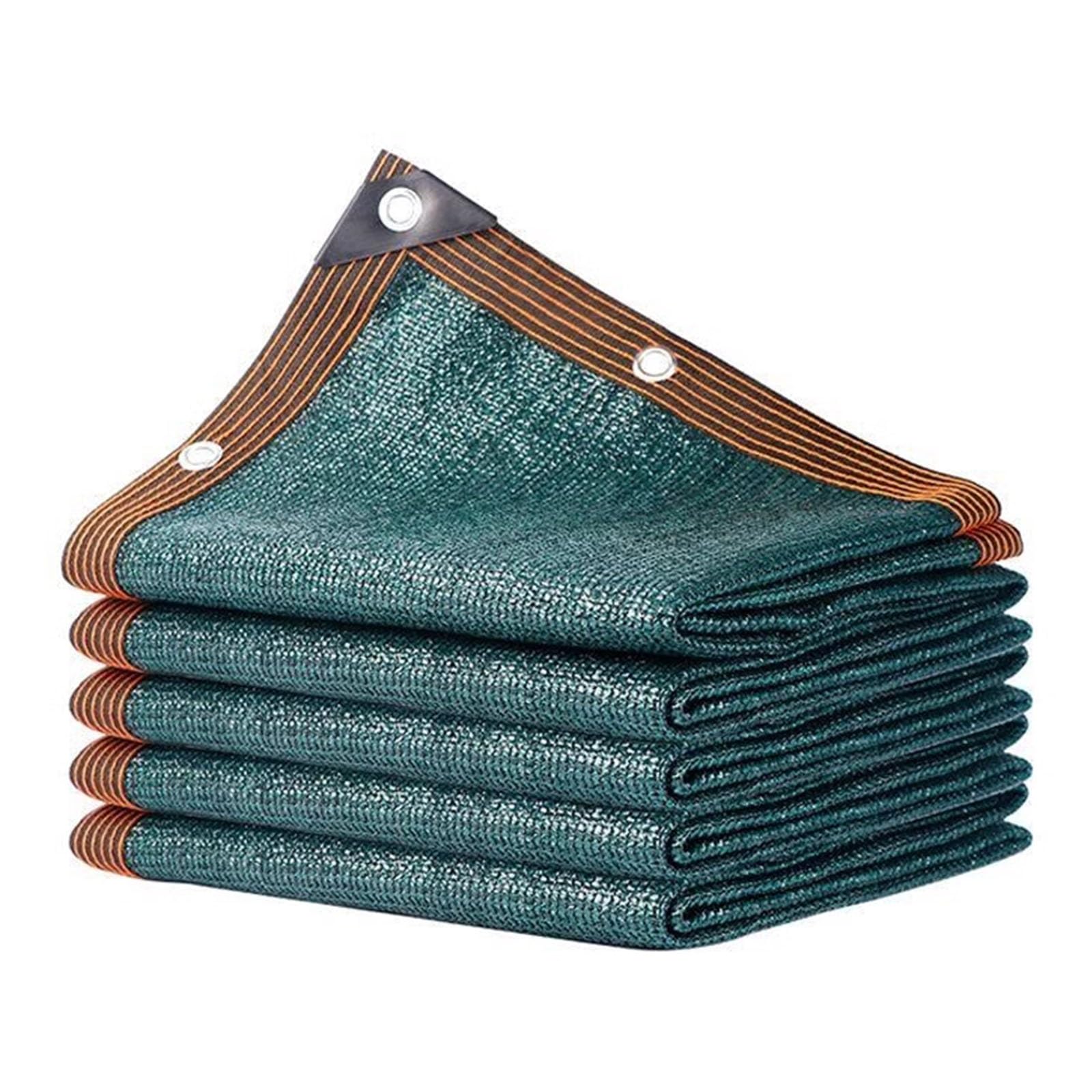 Tissu d'ombrage vert anti-chaleur pour serre et potager, maille occultante à œillets