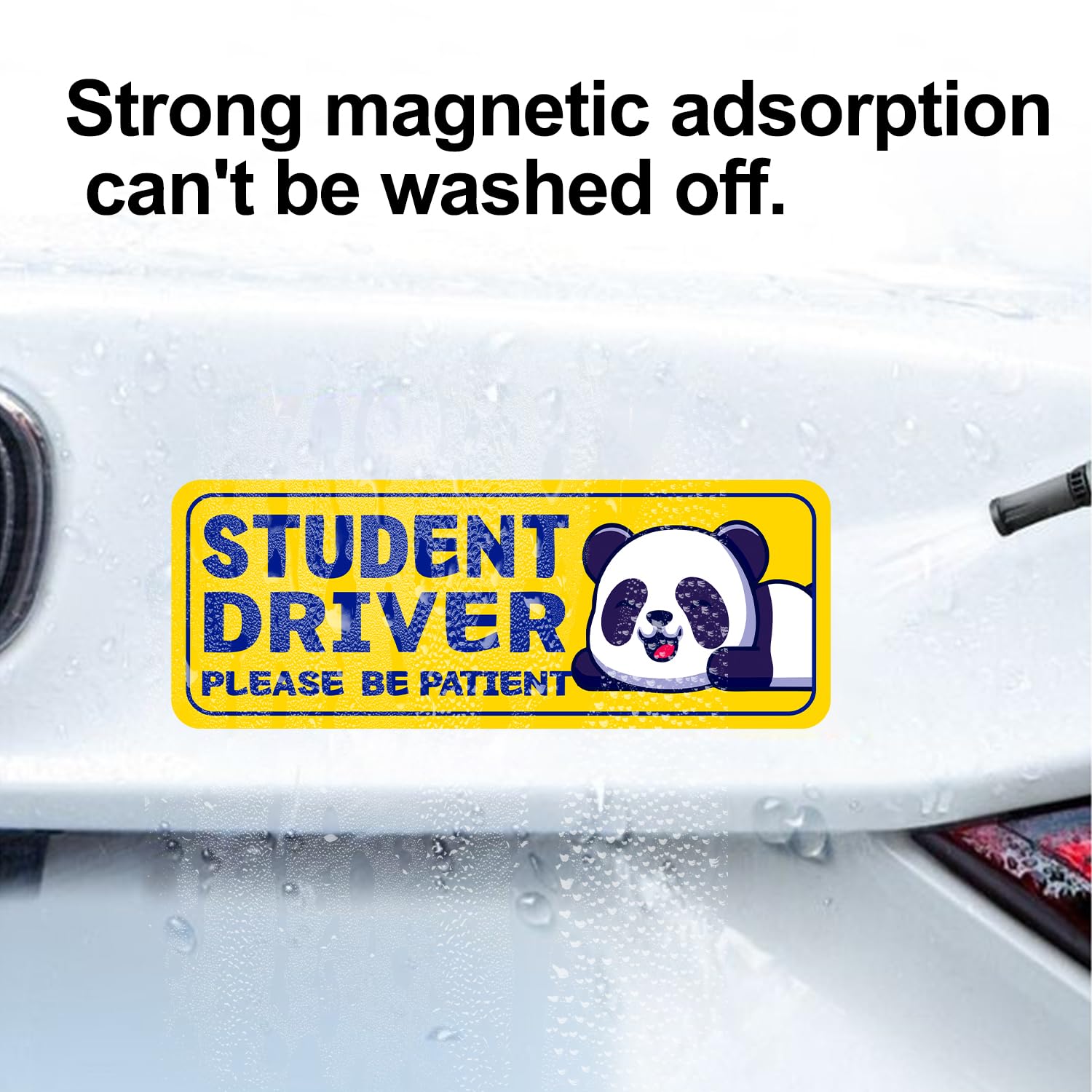 4Pcs Newbie Magnetic Car Sticker, Beginner ... - UK - View #3