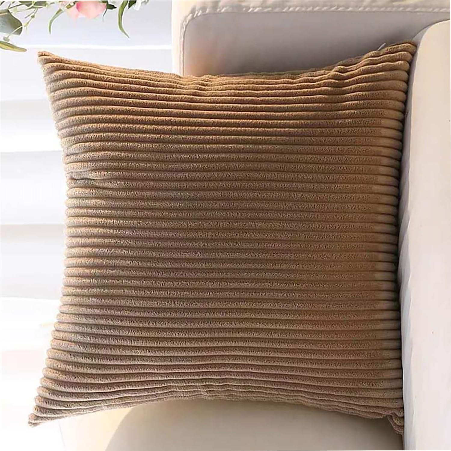 Super King Size Pillow Cases, Square Extra Large Cushion Covers 50x50 60 x 60 70x70 80x80 cm Soft Pillow Cover with Invisible Zipper Decorative pillowcases for pillows Sofa Couch(Color 13,40x80cm(Set — image 1