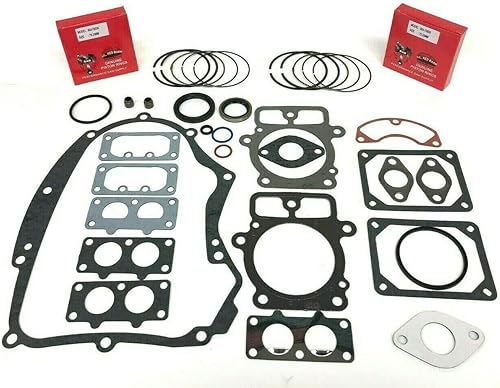 Kit de revisión compatible con motores Briggs & Stratton V Twin, válvulas aéreas, anillos 793561, 792026 y juntas para motores Intek